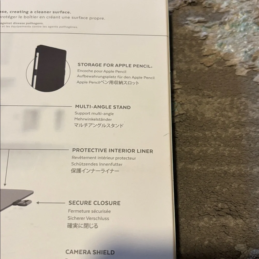 Speck Black Balance Folio for iPad 10.2” (2019-2021)
